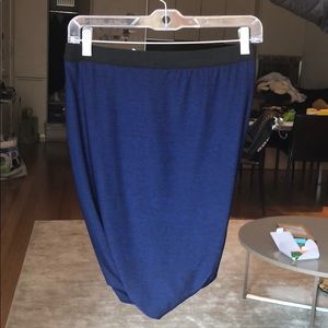 T Alexander Wang cocoon skirt blue size S NWT